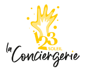 1, 2, 3 Soleil, la Conciergerie Logo